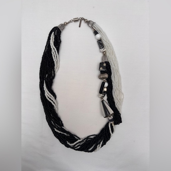 80s Lucille Gauthier Unique Bold Statement Multistrand Necklace - Picture 4 of 13